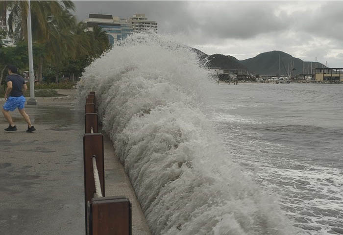 La Dimar advierte alteraciones del oleaje marino en Santa Marta y gran parte del Caribe colombiano, causado por otro fenómeno natural