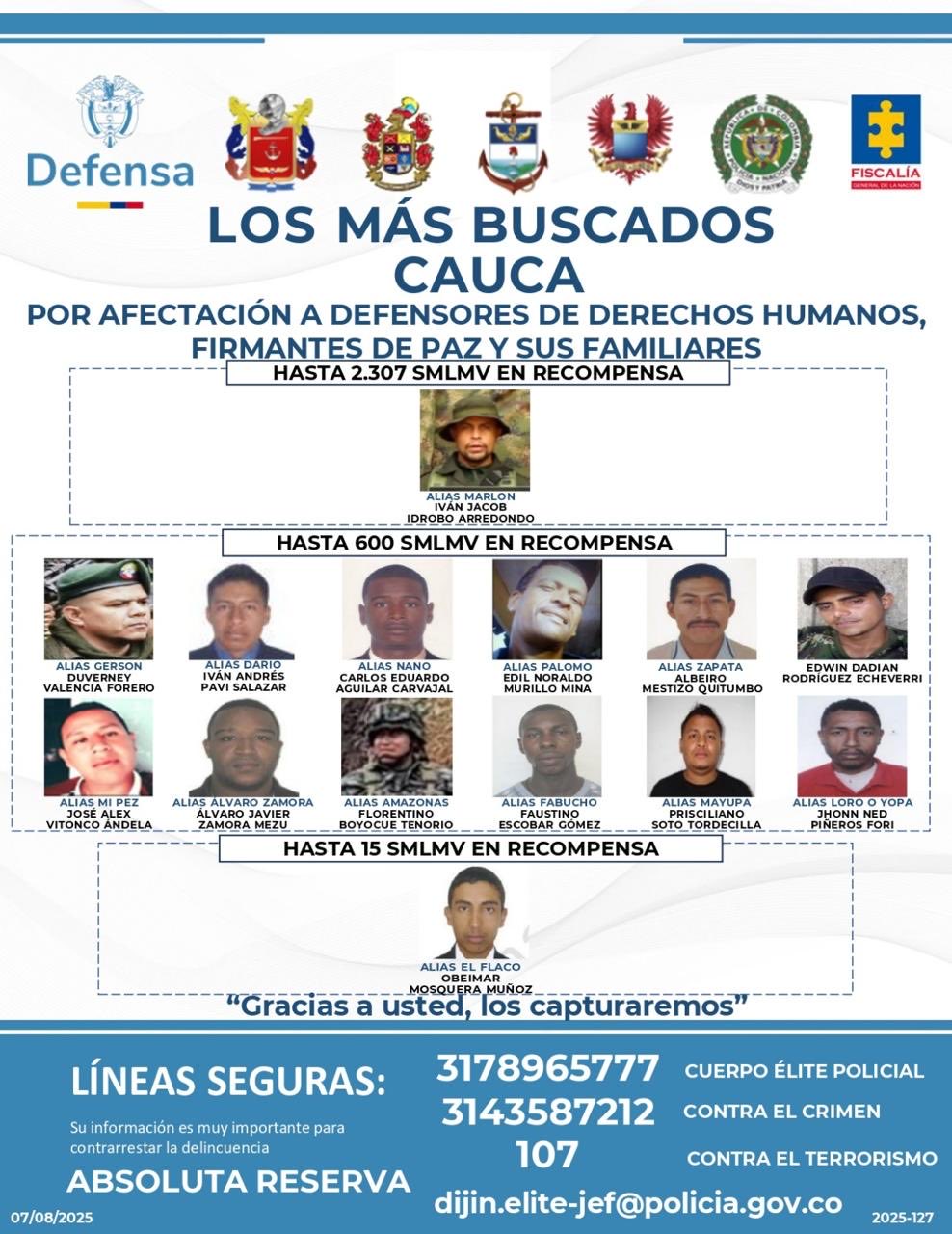 🚨 #OperaciónThemis2026 | Atención en el Cauca