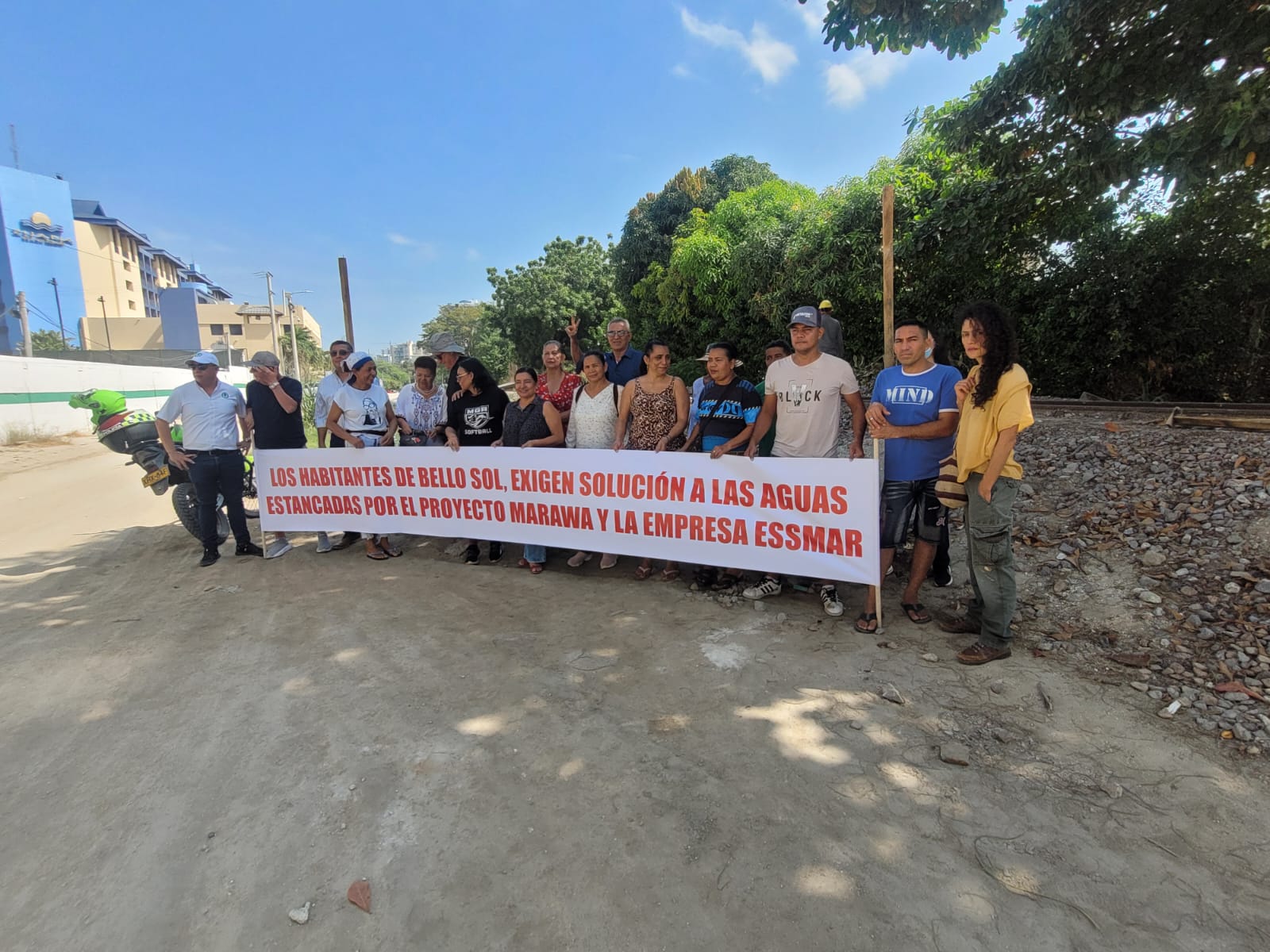 Comunidad denuncia grave afectación ambiental en Santa Martapor obra de constructora en zona costera