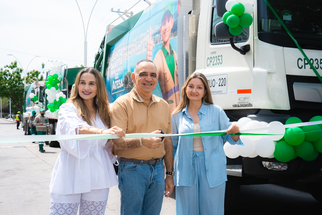 Alcaldía de Santa Marta y Atesa fortalecen el servicio de aseo con nueva flota y más operarios